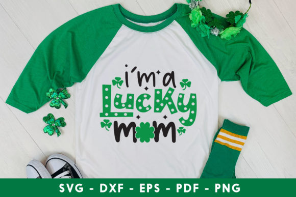 I'm a Lucky Mom St Patrick's Day SVG Review