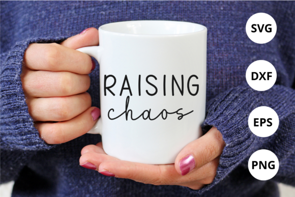 Raising Chaos SVG for Silhouette Design