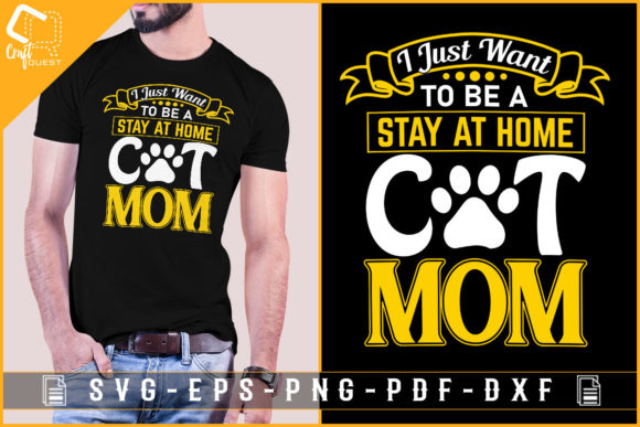 Stay at Home Cat Mom Embroidery Design Review